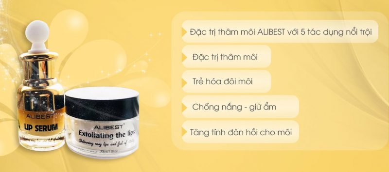 Trị thâm môi Alibest