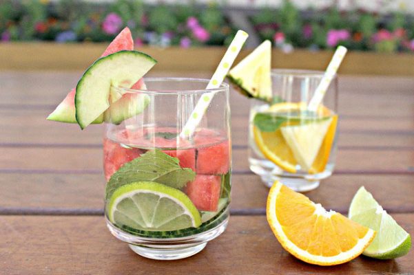 Công thức giảm béo từ chanh, dưa hấu cùng lá bạc hà