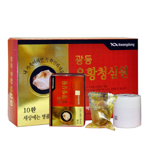 An cung ngưu hoàng hoàn Hàn Quốc hộp đỏ 10 viên