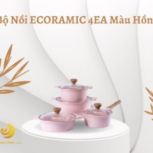 Bộ 4 ĐÁY TỪ CAO CẤP ECORAMIC PLATINUM