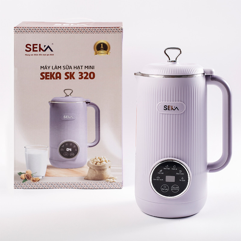 Máy làm sữa hạt mini, Máy xay sữa hạt đa năng SEKA SK320 600ml công suất 600W 5 chức năng - Ảnh 3