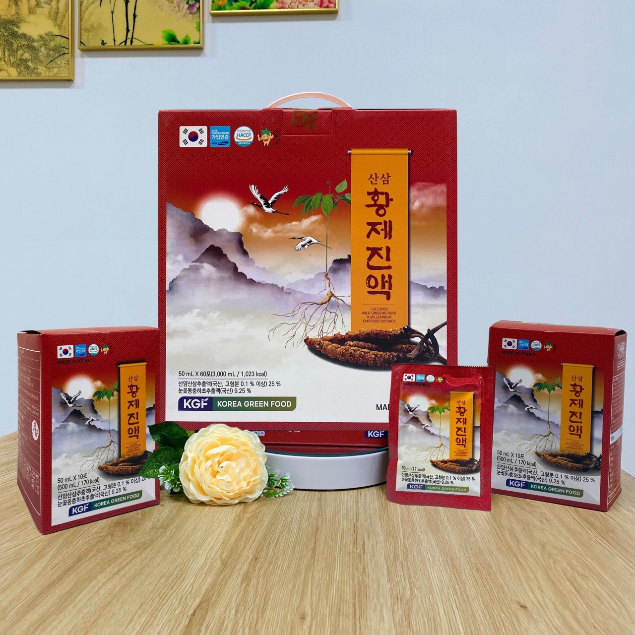 NƯỚC THIÊN SÂM NÚI ĐÔNG TRÙNG HOÀNG ĐẾ 50ML x 30 GÓI - Ảnh 4