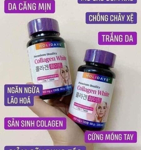 VIÊN UỐNG TRẮNG DA, CHỐNG LÃO HÓA COLLAGEN HOLIDAYS
