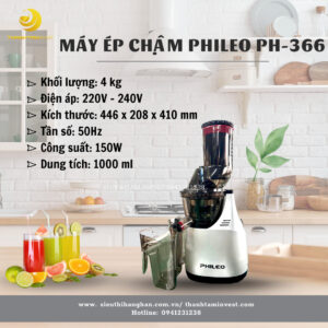 MÁY ÉP CHẬM PHILEO PH- 366