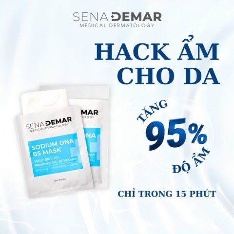 Mask tế bào gốc dưỡng trắng phục hồi Sodium DNA B5 #Senademar