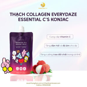 Thạch Dinh Dưỡng, Giảm Cân Everydaze Essential C's Konjac Jelly