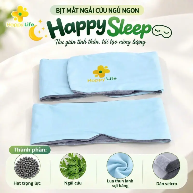 bịt mắt ngải cứu chính hãng Happy Life