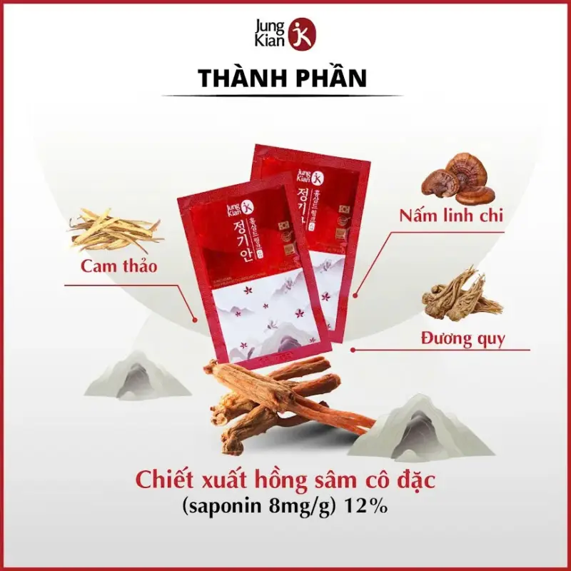 nước hồng sâm jung kian premium chính hãng Hàn Quốc