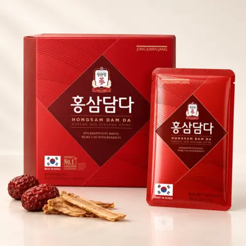 Nước hồng sâm KGC Dam Da (홍삼담다) Cheong Kwan Jang – Hộp 30 gói × 50ml