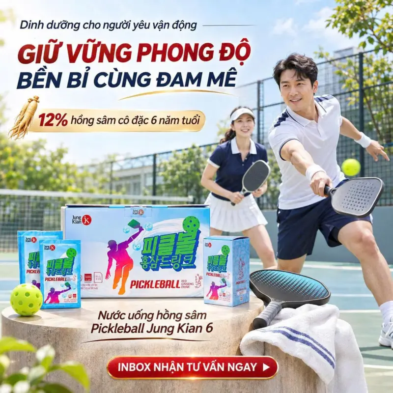 nước hồng sâm pickleball chính hãng Hàn Quốc