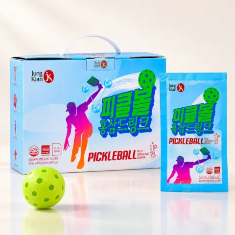 Nước hồng sâm Pickleball Jung Kian 6 năm tuổi – Hộp 30 gói × 50ml