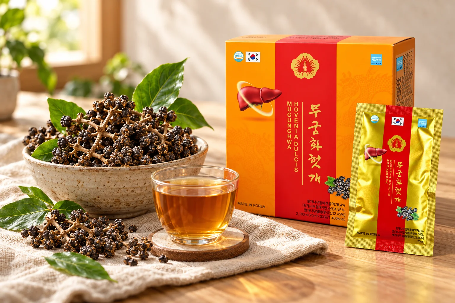 nước uống bổ gan mugunghwa