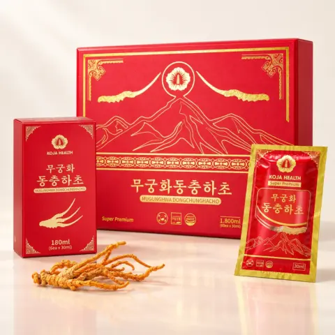 Tinh chất đông trùng hạ thảo Mugunghwa (무궁화동충하초) – Hộp 60 gói × 30ml